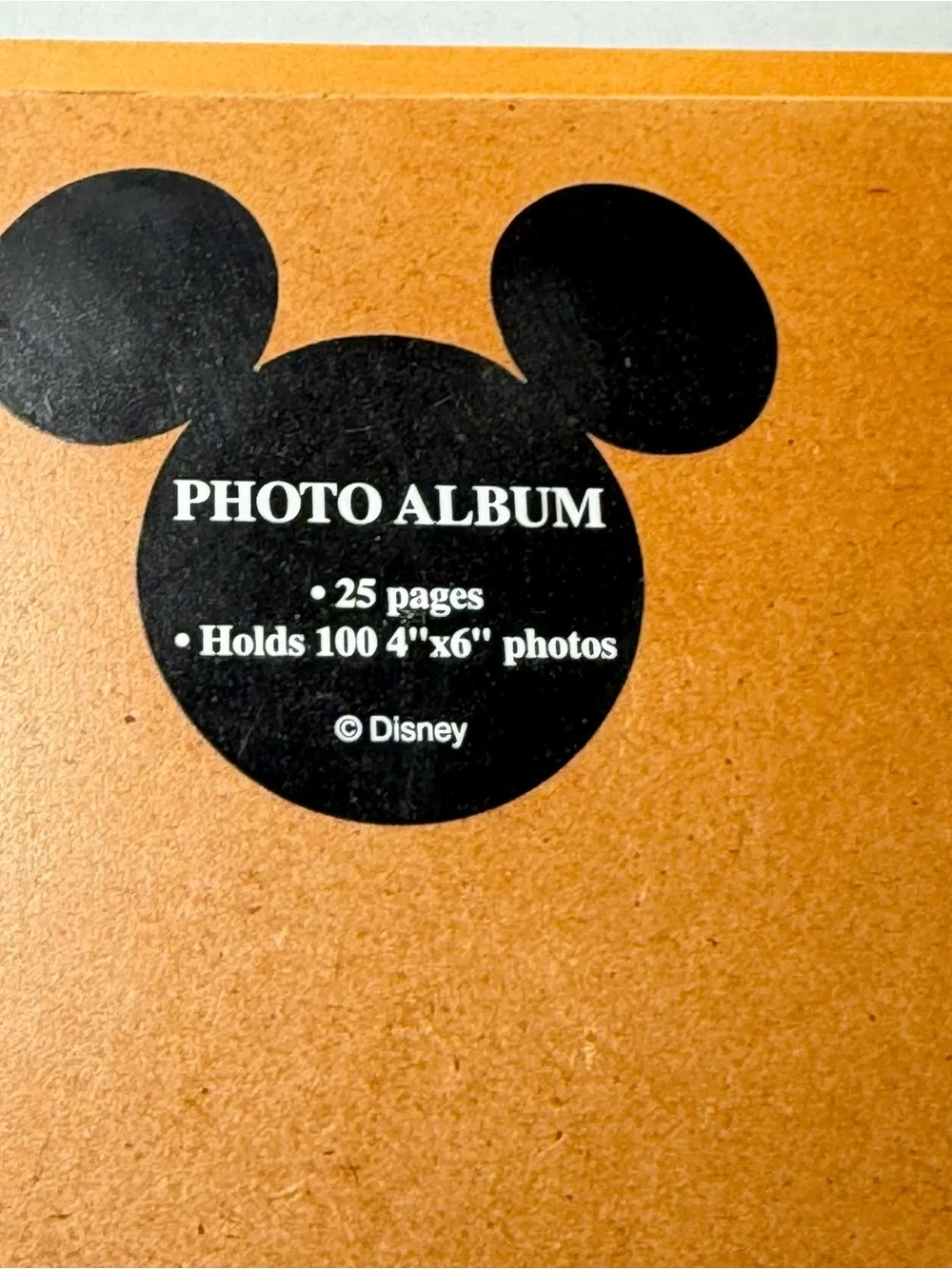 Walt Disney World Memories Wood Album Holds 100 Photos 4x6 Vintage WDW